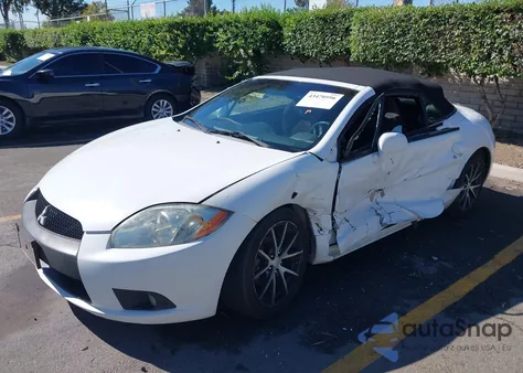 2012 Mitsubishi Eclipse Spyder Gs Sport z USA, uszkodzony, nr VIN 4A37L2EFXCE003037